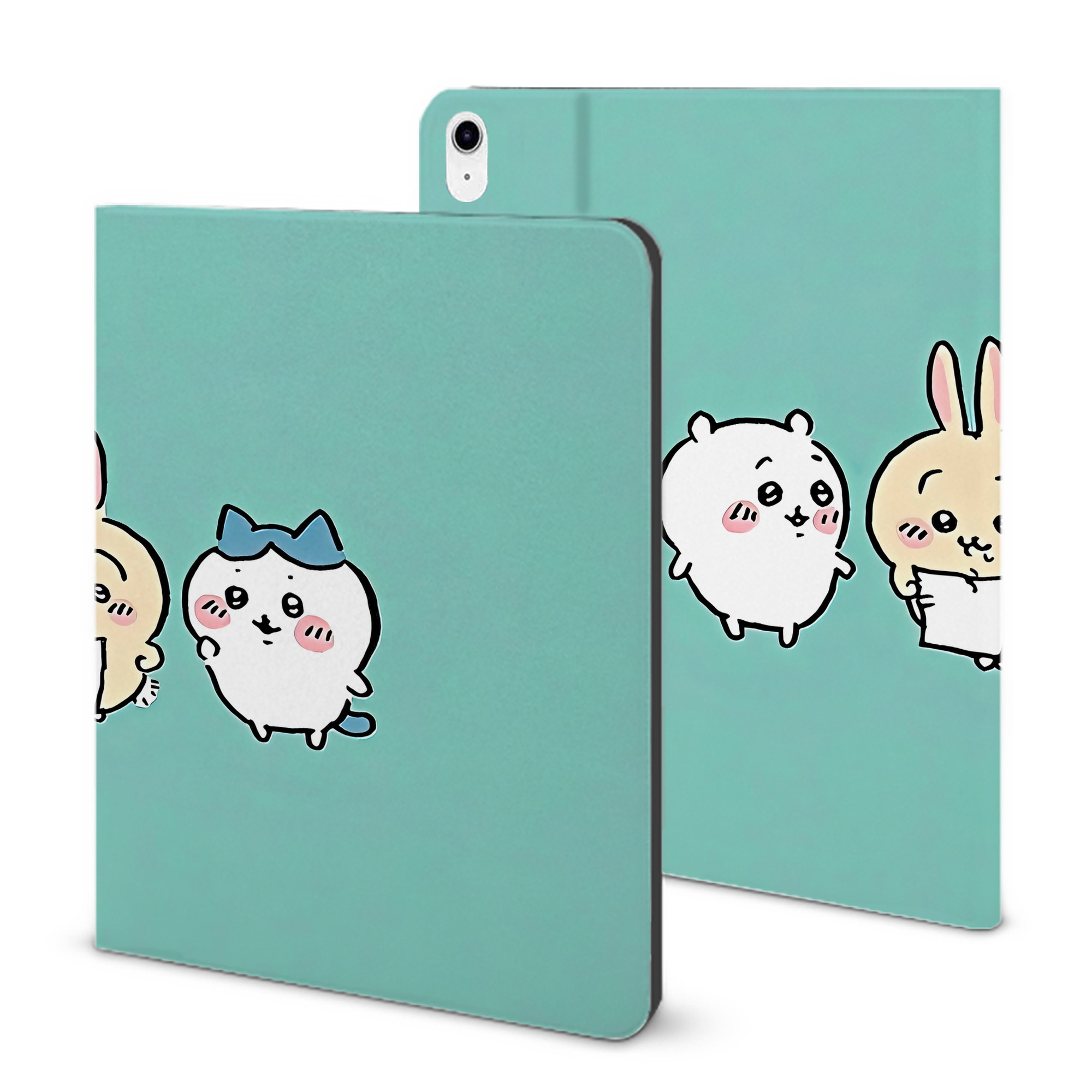 （画像用） ちいかわ Chii-kawa IPad ケース ブック型 PUレザー TPU 耐衝撃 軽量 薄型 ペン収納なし 全面保護 IPad 各モデル対応